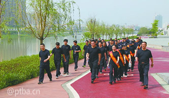 木兰溪跑道风景