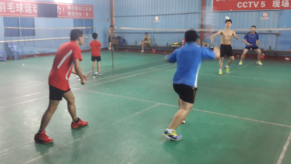 莆田比乐为机械公司羽毛球选拔比赛